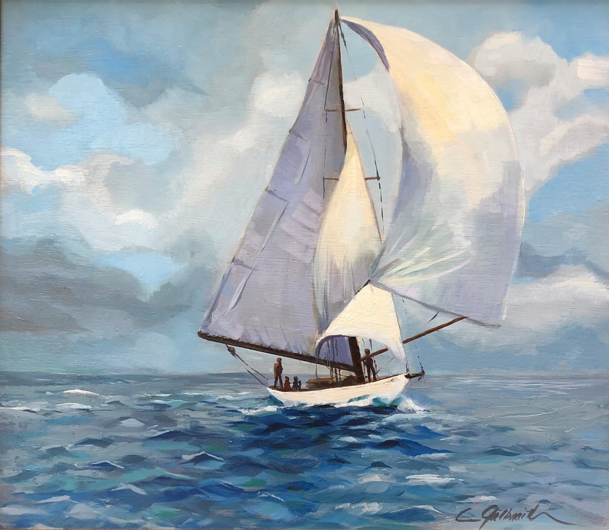 Running Before the Wind, Image 1.