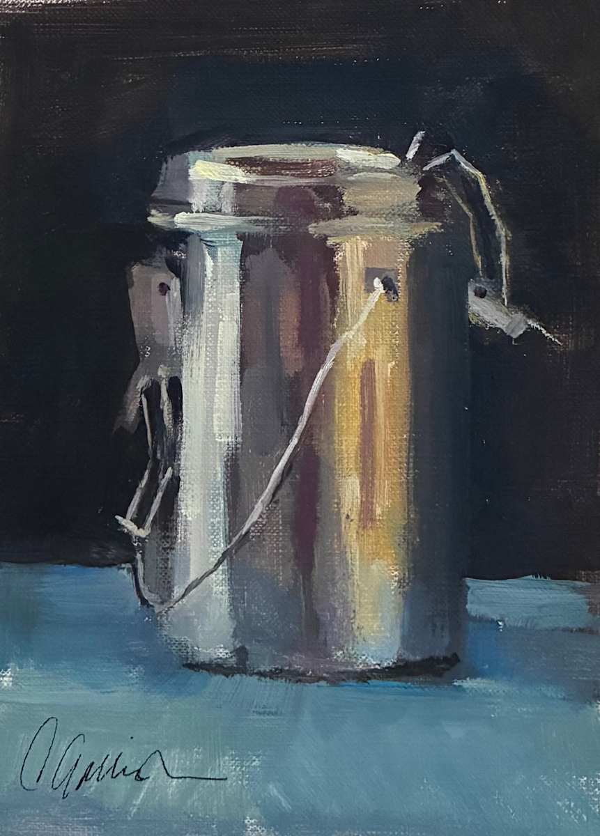 Stainless Solvent Cup by Cary Galbraith 