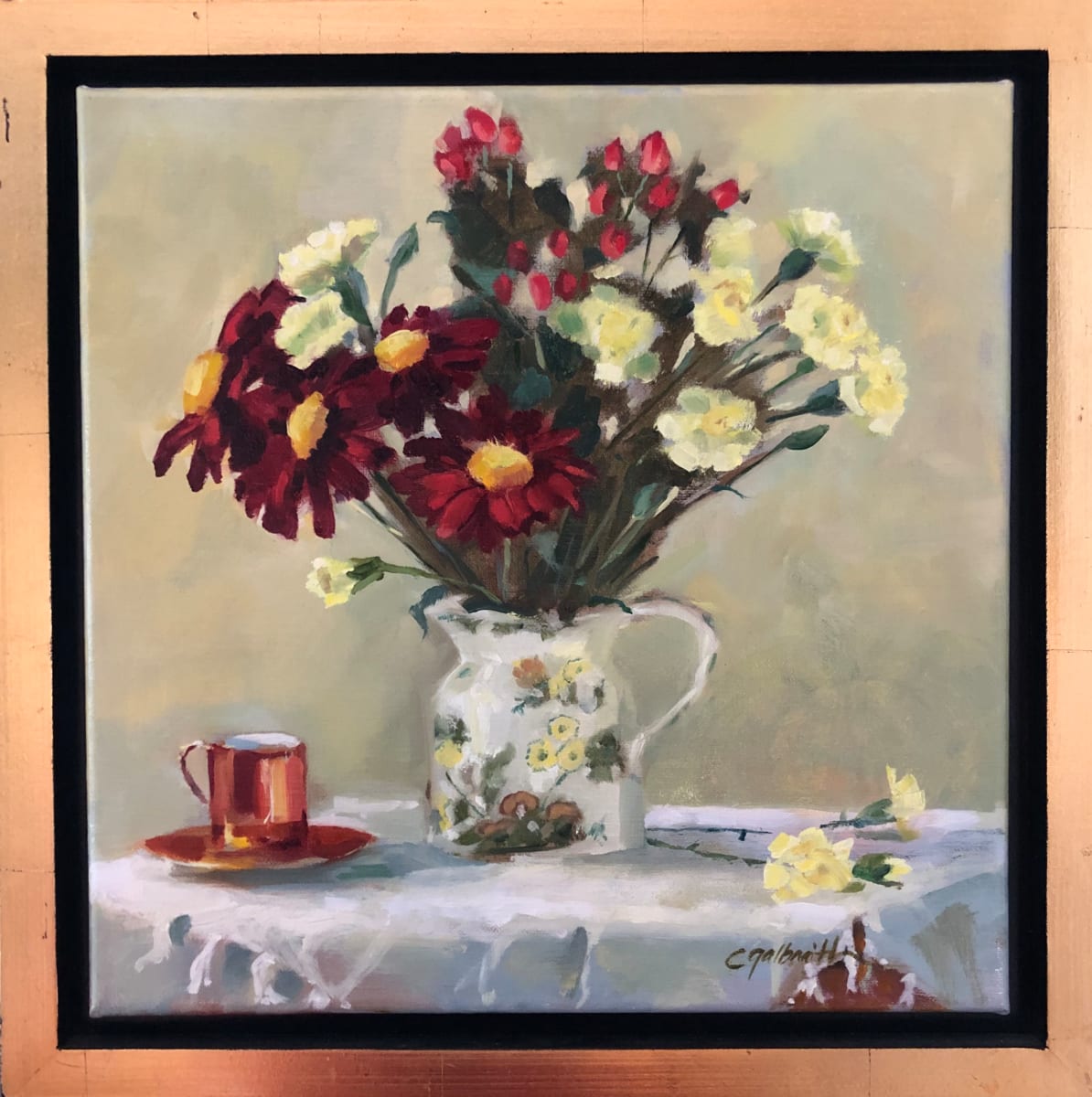 Yellow Floral by Cary Galbraith, Image 1.
