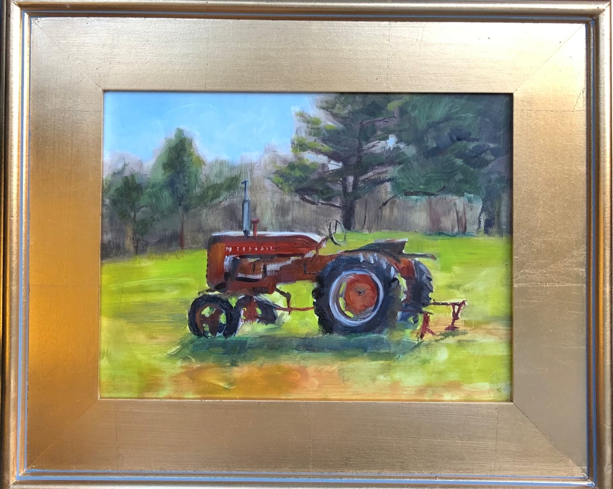 Farm-All by Cary Galbraith  Image: Brandywine Valley Plein Air Event. This was done at Coverdale Farm. It's a F-A-R-M-A-L-L tractor and as I was painting the owner came to me and told me all about it and that it is his all time favorite tractor!  I wonder if he is the person who purchased it.