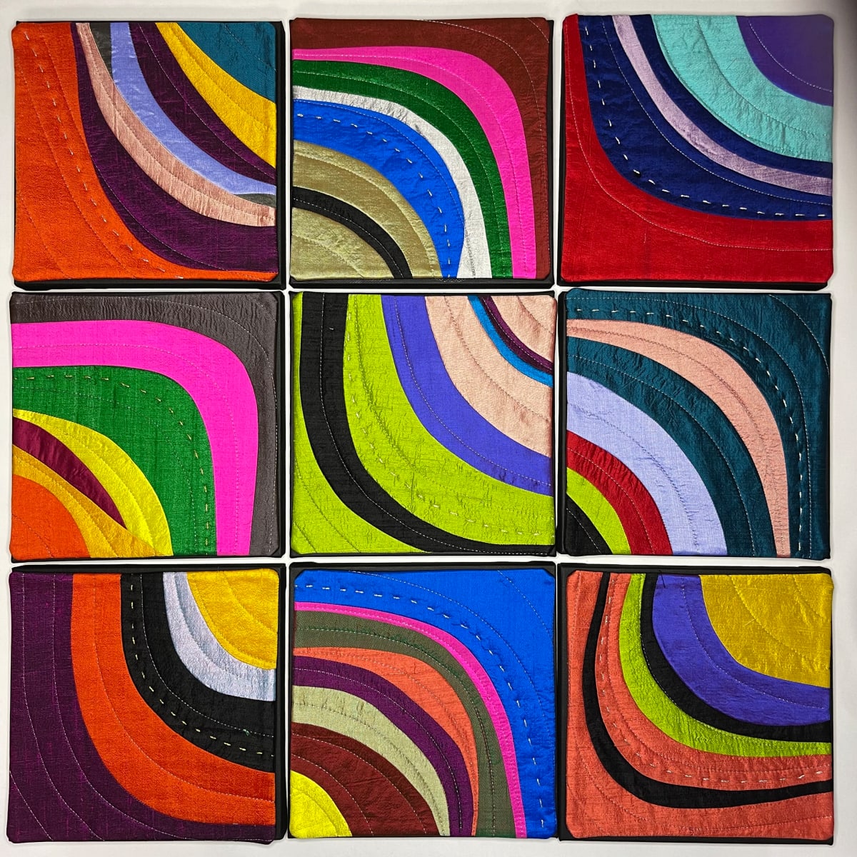 Silk Squircles by Lorraine Woodruff-Long 
