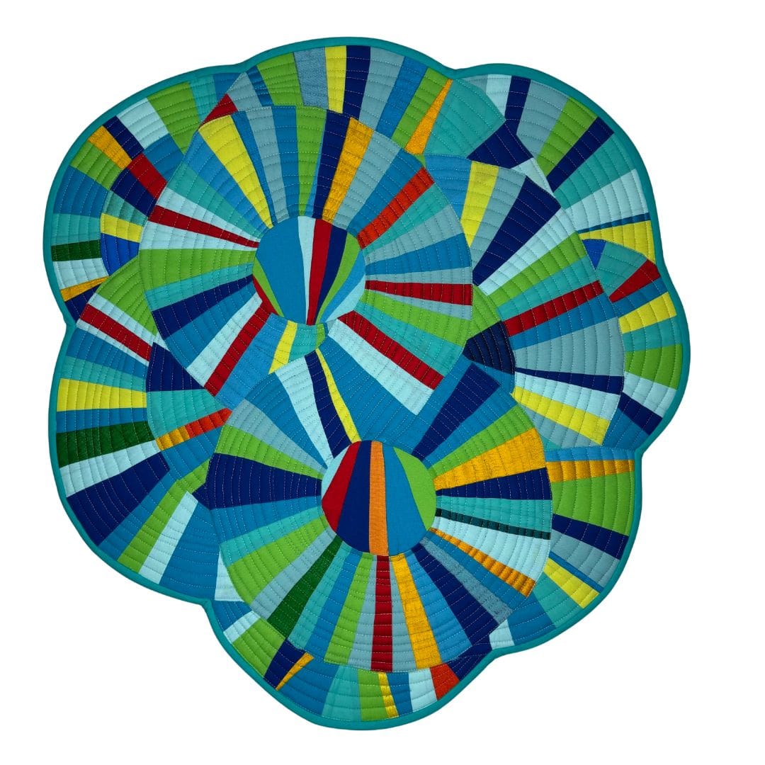 Swirl Contour #1 by Lorraine Woodruff-Long / Quilting in the Fog, Image 5.