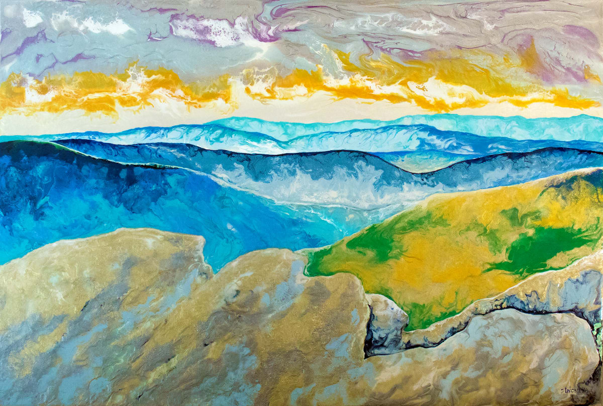 Cirrused by Catherine Twomey  Image: 24" X 36" on ACM, framed and ready to hang.