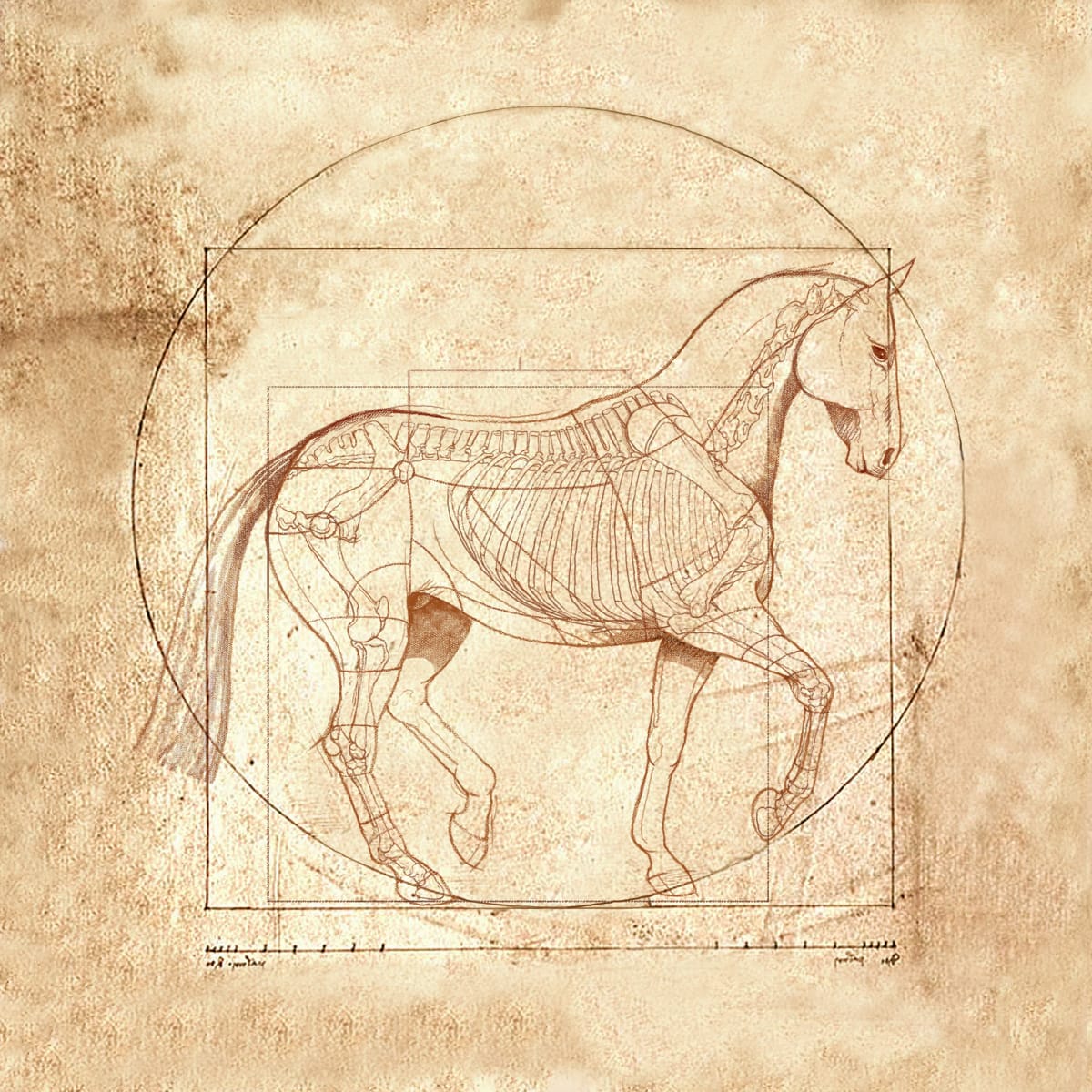 DaVinci Horse: The Piaffe Revealed Square by Catherine Twomey 