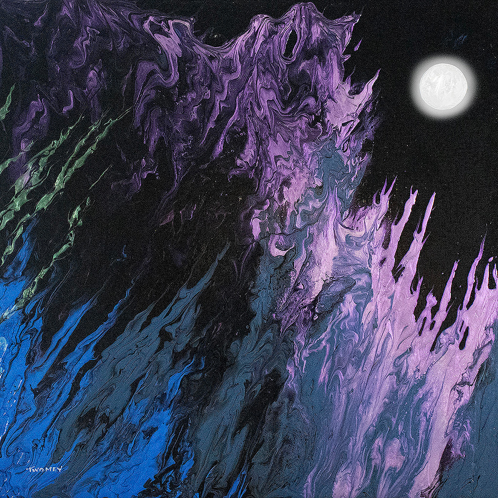 Luna Borealis by Catherine Twomey  Image: 24" X 24" on archival aluminum composite material (ACM) panel, framed.