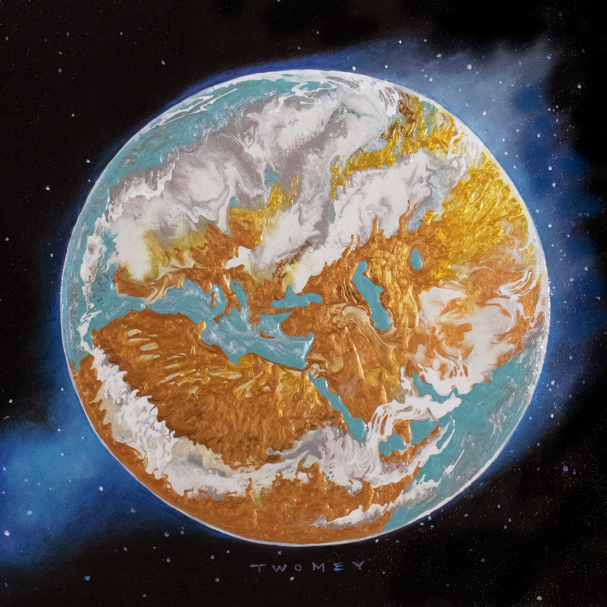 Meditterania by Catherine Twomey  Image: 12" X 12", canvas