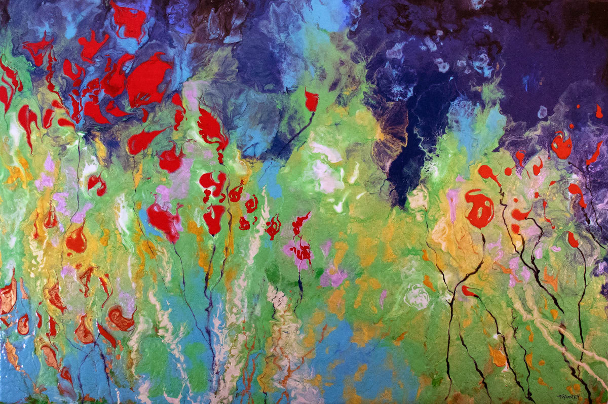 The Wilding by Catherine Twomey  Image: 24" x 36" pigments on archival aluminum composite material (ACM) panel