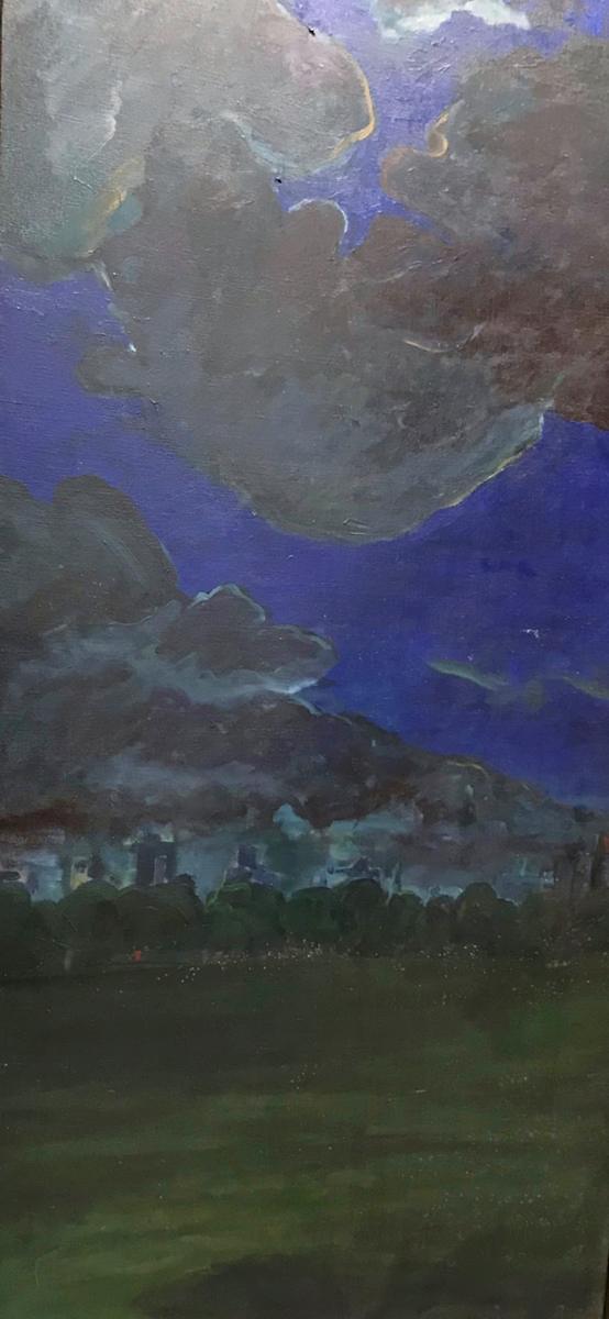SHEEP'S MEADOW I (NIGHT by Kenneth Showell 