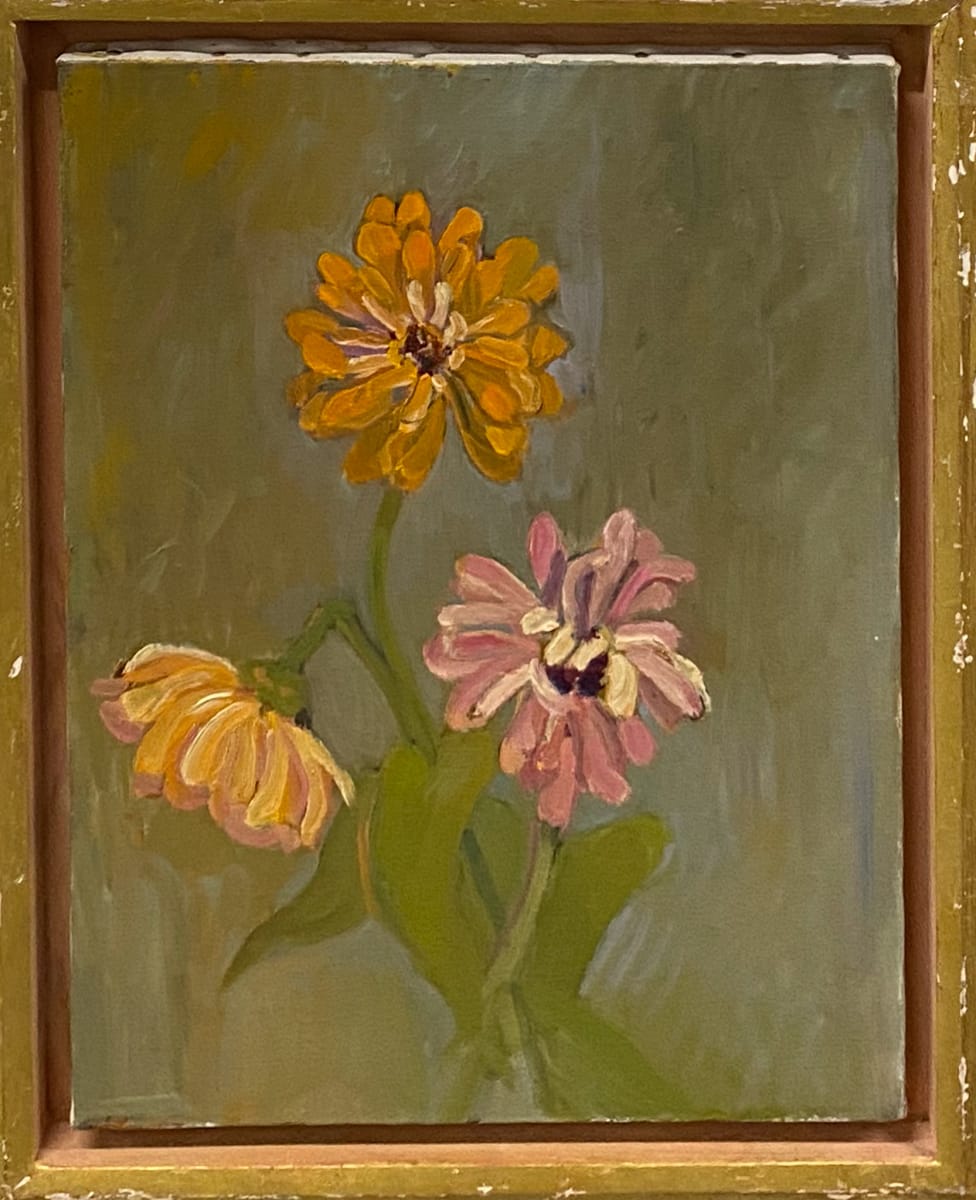 ZINNIAS XVI by Kenneth Showell 