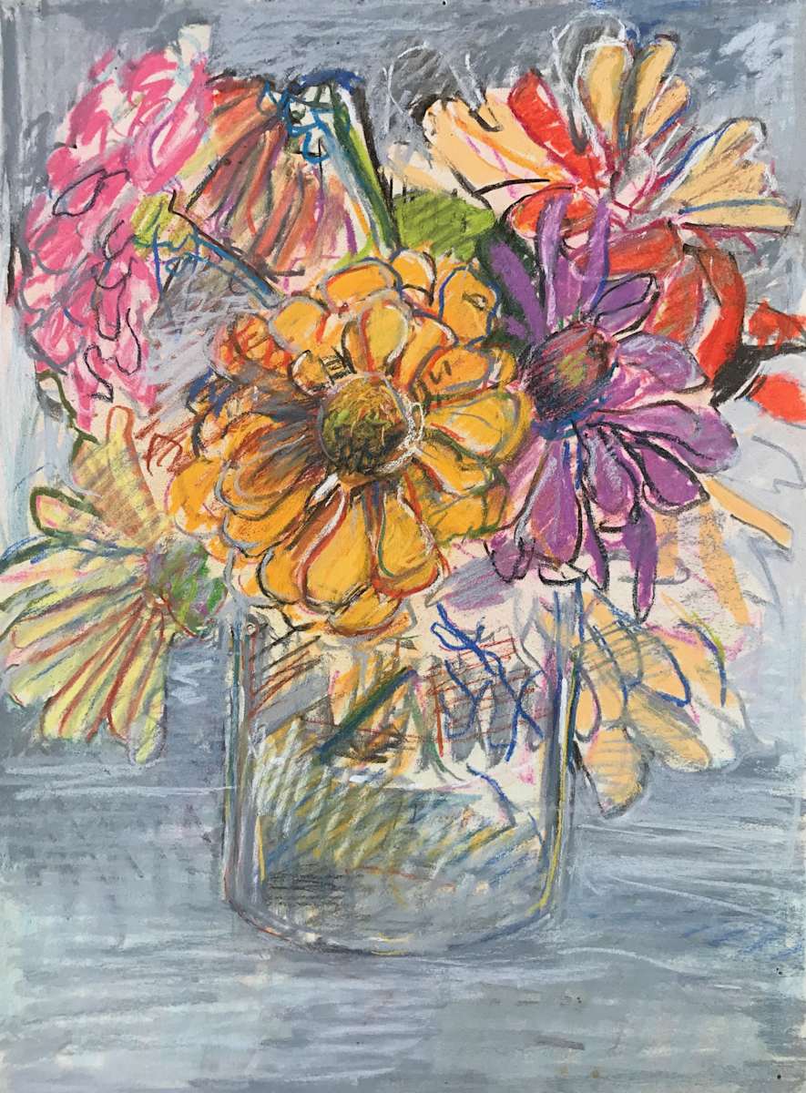 Vase of Gerber Daisies by Kenneth Showell 