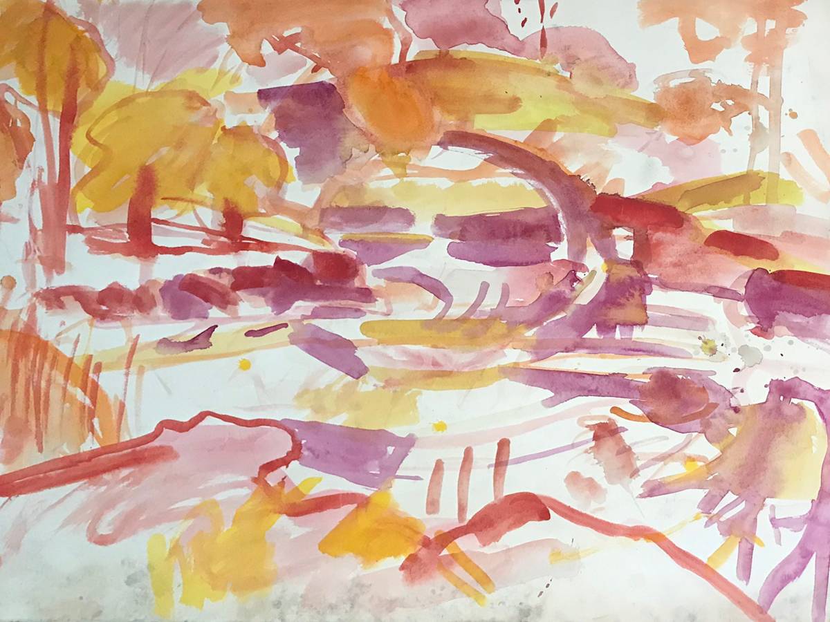 Bridge WC Pink Bridge by Kenneth Showell 