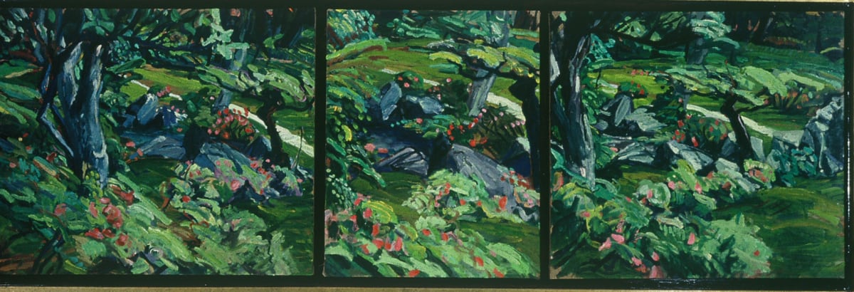 ZOLA'S WALL I (3 Paintings) by Kenneth Showell, Image 1.