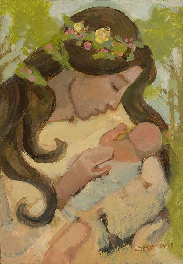 Spring Mother by J. Kirk Richards, Image 1.