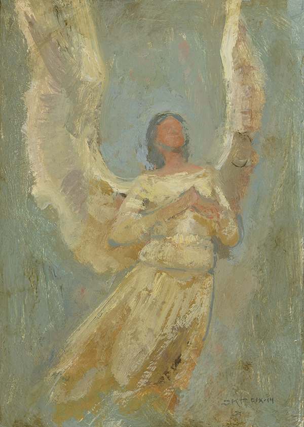 Angel Heading Upward by J. Kirk Richards, Image 1.