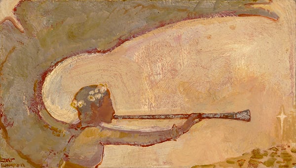 Herald Angel over Bethlehem by J. Kirk Richards, Image 1.