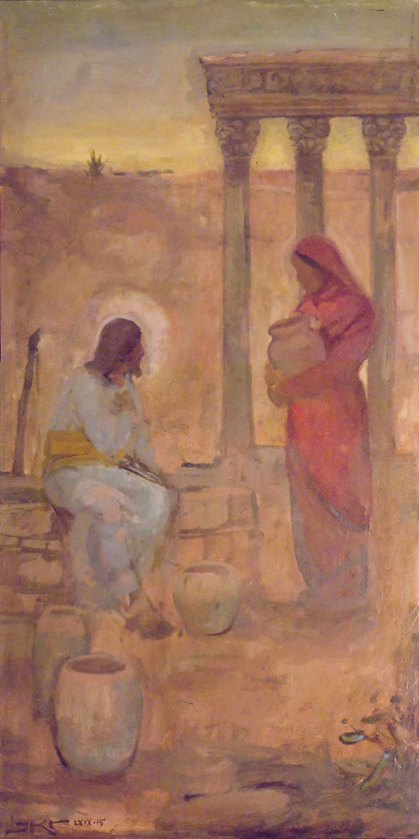 Woman at The Well by J. Kirk Richards  Image: Woman at The Well