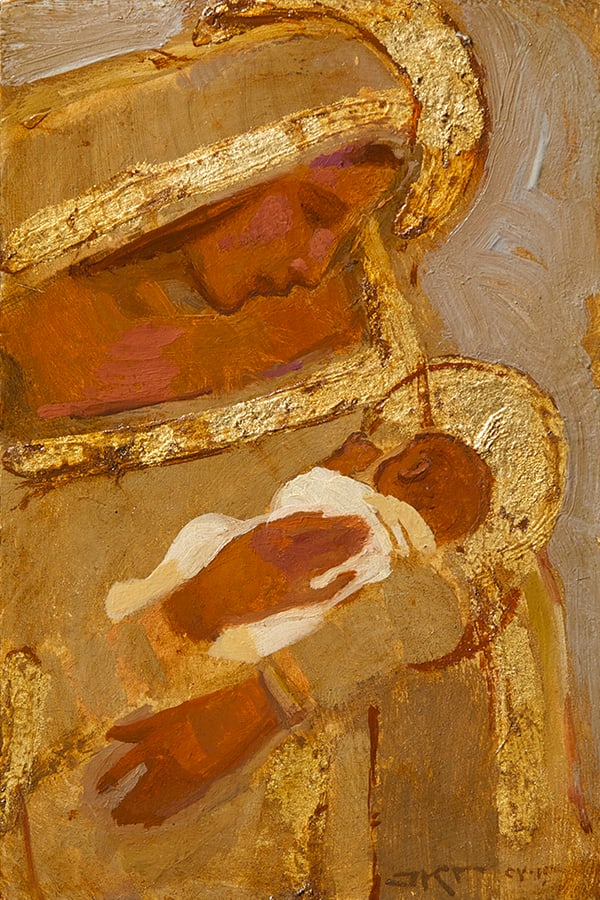 Mother and Child by J. Kirk Richards  Image: Mother and Child
