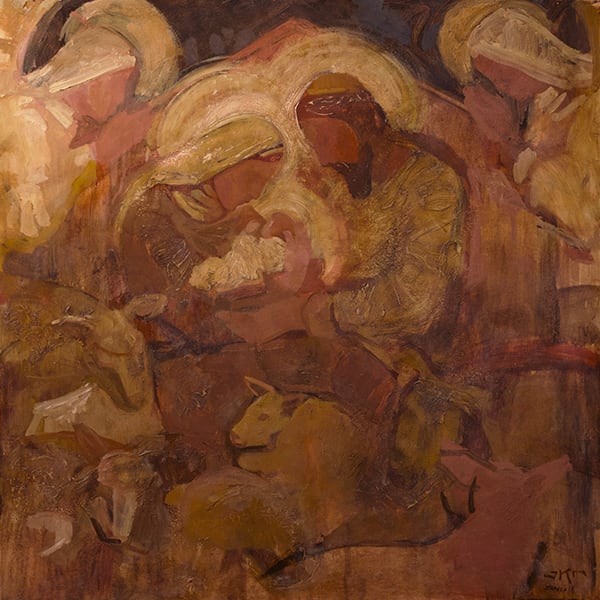 Nativity (Venetian Red) by J. Kirk Richards  Image: Nativity (Venetian Red)