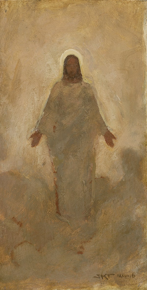 Christ with Outstretched Arms by J. Kirk Richards  Image: Christ with Outstretched Arms