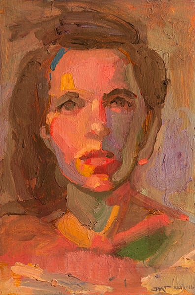 Fauvist Amy by J. Kirk Richards  Image: Fauvist Amy