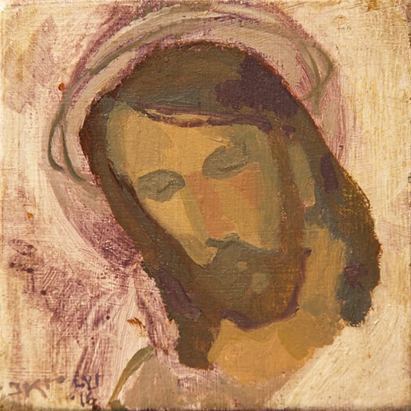 Christ Inspired by Del Sarto by J. Kirk Richards  Image: Christ Inspired by Del Sarto