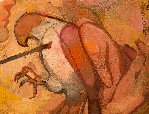 Wounded Bird in Good Hands by J. Kirk Richards, Image 1.