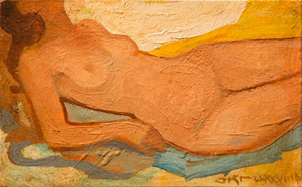 Reclining Nude by J. Kirk Richards  Image: Reclining Nude