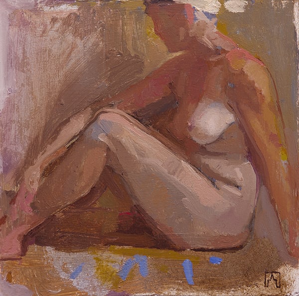 Seated Figure (San Franciscan) by J. Kirk Richards, Image 1.
