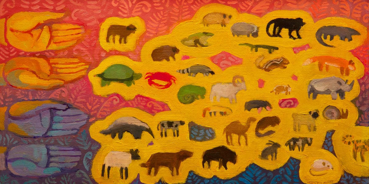 Genesis: Every Creeping Thing by J. Kirk Richards  Image: “And on the seventh day God ended his work which he had made; and he rested on the seventh day from all his work which he had made.”--Genesis 1:26
