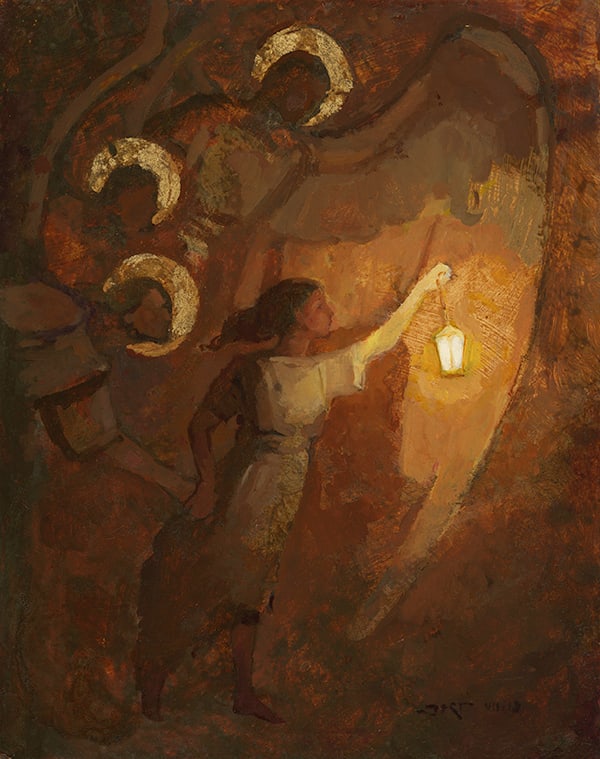 The Child's Light by J. Kirk Richards  Image: The Child's Light