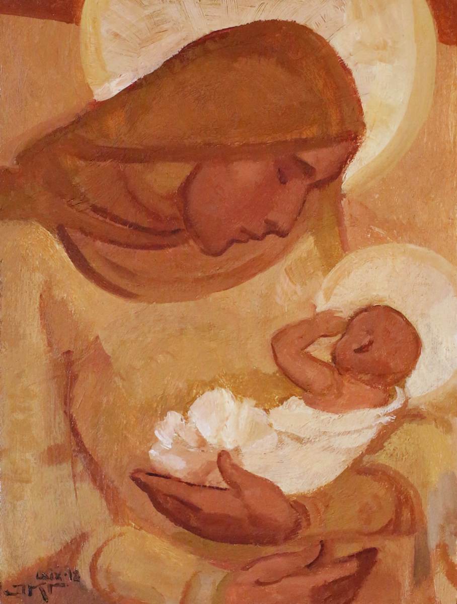 Mother and Child by J. Kirk Richards 