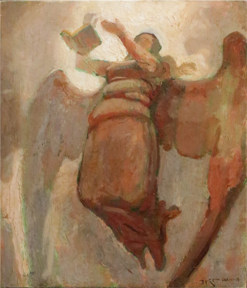 The Word by J. Kirk Richards  Image: An angel preaches the word of God. 