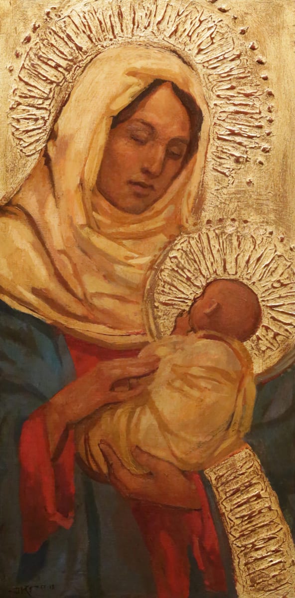 Madonna and Child by J. Kirk Richards  Image: Virgin Mary and Baby Jesus. 
For Mimi Sayers. 