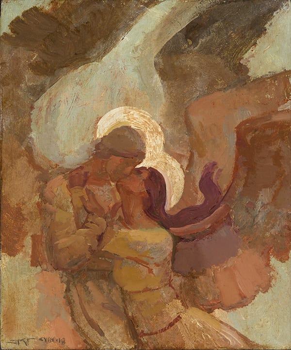The Kiss by J. Kirk Richards  Image: The Kiss