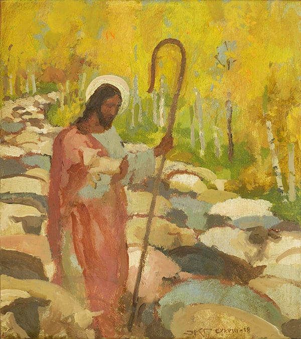 The Good Shepherd by J. Kirk Richards  Image: The Good Shepherd 