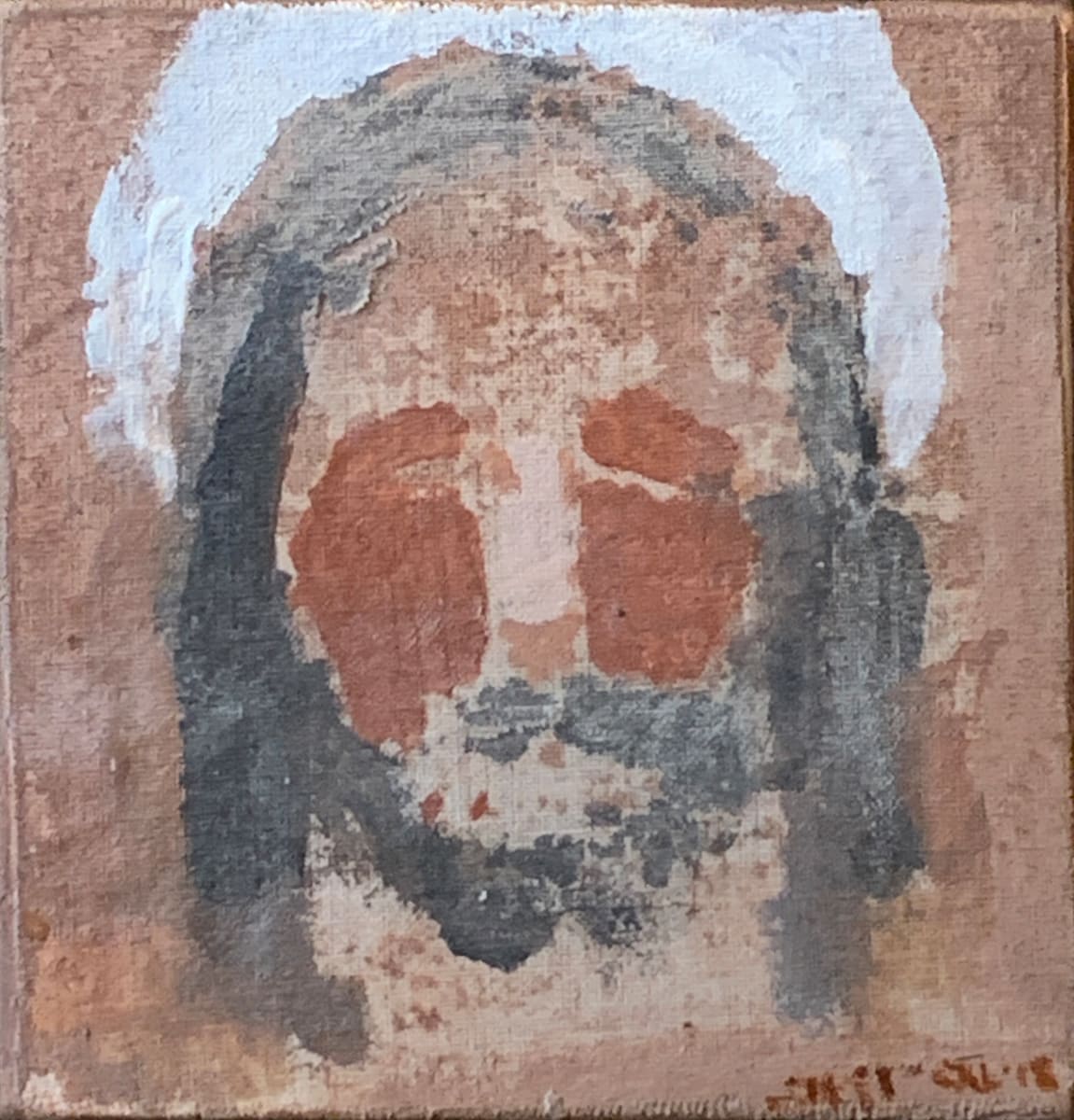 Cristo CDVII Brown Shroud by J. Kirk Richards  Image: Part of the Cristo Brown Shroud series. 