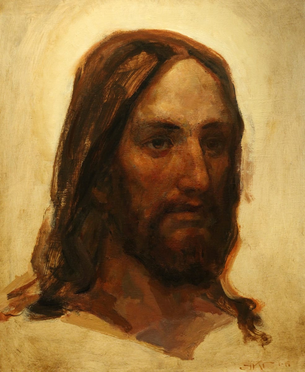 Christ Portrait by J. Kirk Richards  Image: Christ portrait for Baxter. 