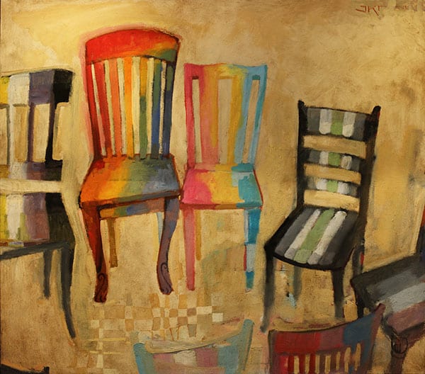 Sit With Us by J. Kirk Richards  Image: Sit With Us