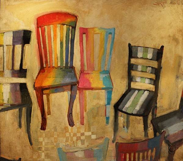 Sit With Us by J. Kirk Richards, Image 1.