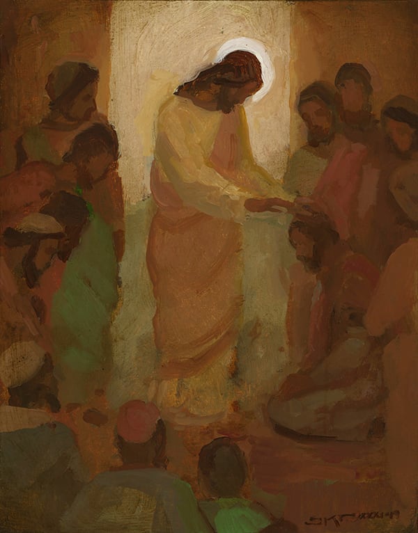 Ordaining The Apostles by J. Kirk Richards  Image: Ordaining The Apostles