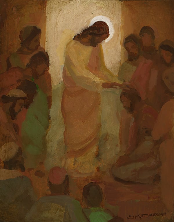 Ordaining The Apostles by J. Kirk Richards, Image 1.