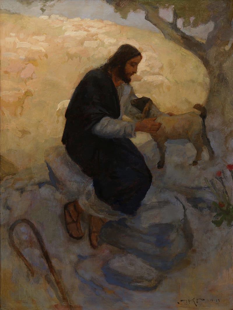 The Good Shepherd by J. Kirk Richards  Image: The Good Shepherd