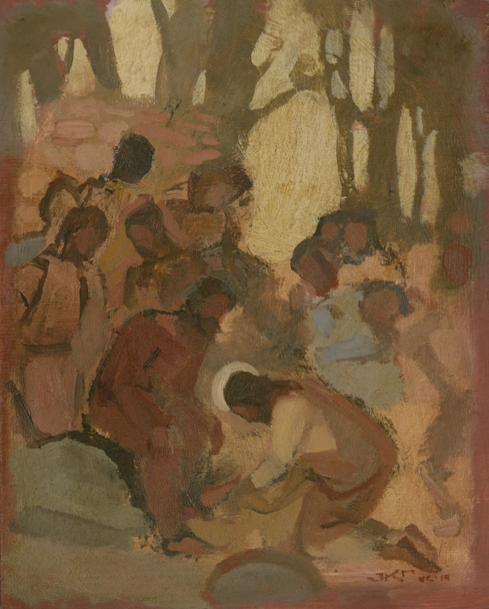 Lord, Dost Thou Wash My Feet by J. Kirk Richards  Image: Jesus washes his apostles' feet. 