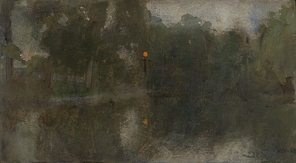Evening on Salem Pond by J. Kirk Richards  Image: Evening on Salem Pond