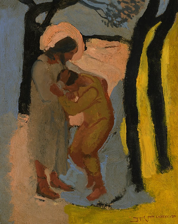 Acquainted With Grief by J. Kirk Richards  Image: Christ embraces a weeping man. 