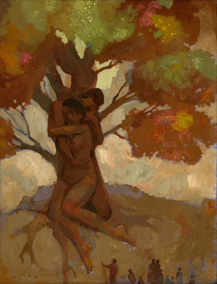 Tree of Life by J. Kirk Richards  Image: Adam and Eve with their tree. 