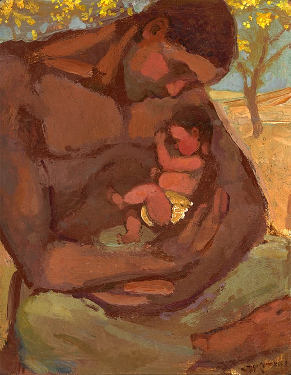 Father and Child by J. Kirk Richards  Image: Father and Child