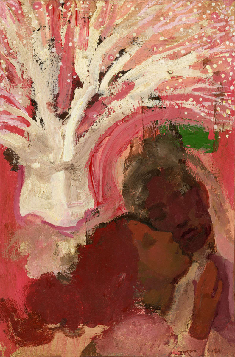 Meet Me By the Tree by J. Kirk Richards  Image: Daily Painting 85, 2021. Lovers embrace near a white tree. 
Copyright retained by J. Kirk Richards. Contact the artist at email@jkirkrichards.com to license this image for publication.