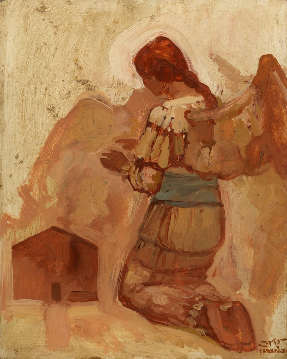 Bless This House by J. Kirk Richards  Image: Daily Painting 78. An angel blesses a home from afar. 