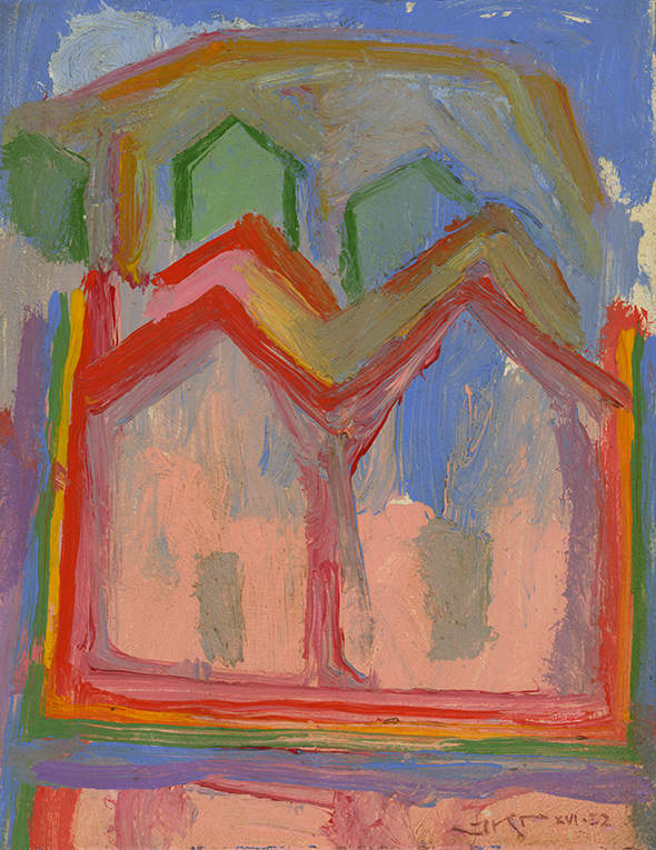 Rainbow Town by J. Kirk Richards 
